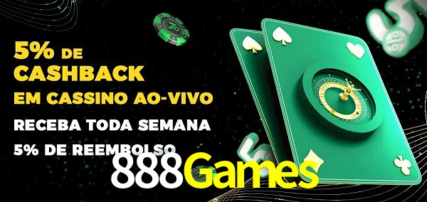 Promoções do cassino ao Vivo 888Games